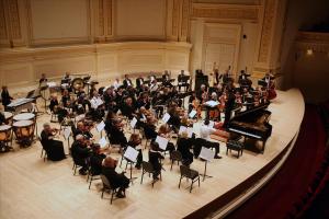Everett Symphony on stage at Carnegie Hall