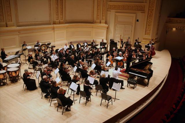Everett Symphony on stage at Carnegie Hall