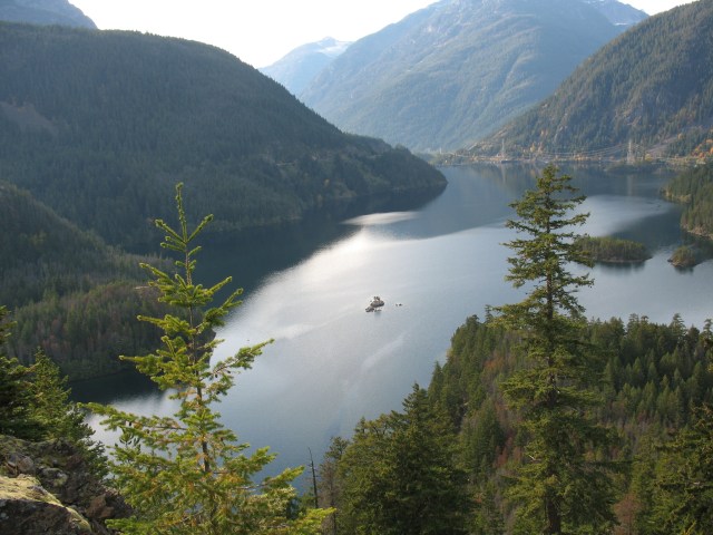 Diablo Lake from Overlook on Highway 20