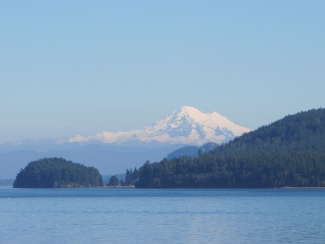 Mount Baker, seen from San Juan Ferry