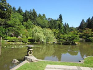 Seattle Japanese Garden with Pagoda