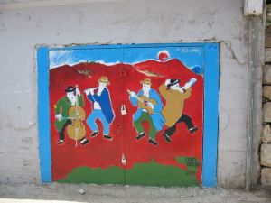 Painted Door, Safed, Israel