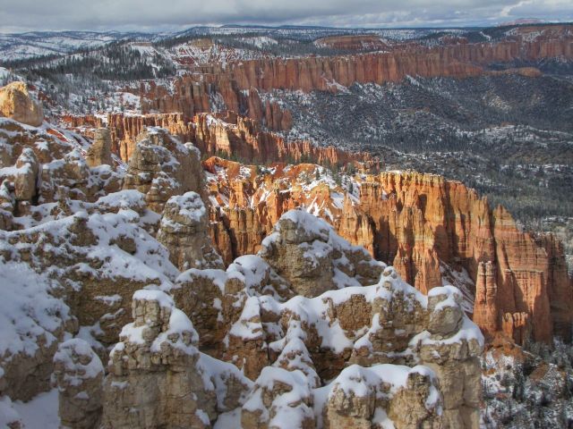 View from Rainbow Point, Bryce Canyon National Park, Utah.