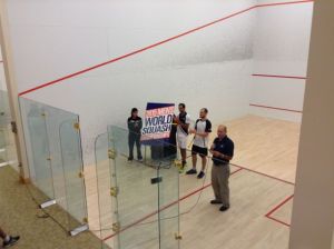 Gaultier and Shabana promoting Championships