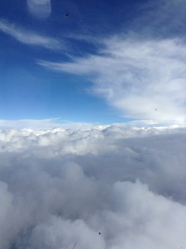 Above the Clouds at 30,000 feet