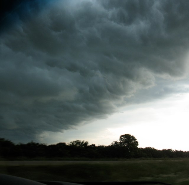 Racing the thunderstorm