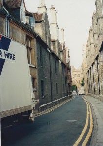 Trinity Lane, narrow!