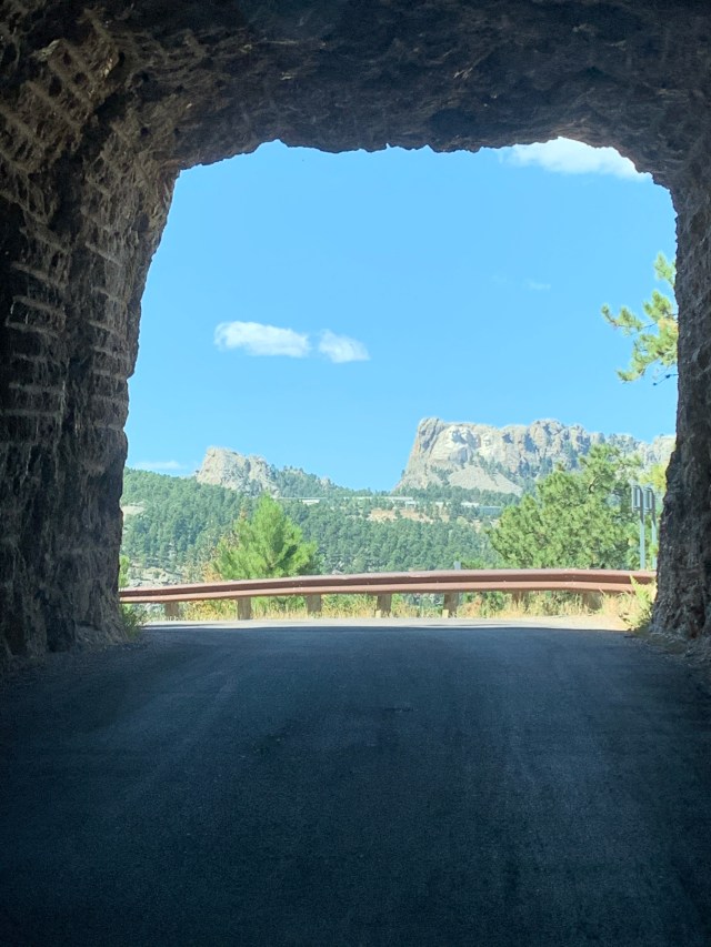 Mount Rushmore through Custer Park Tunnel