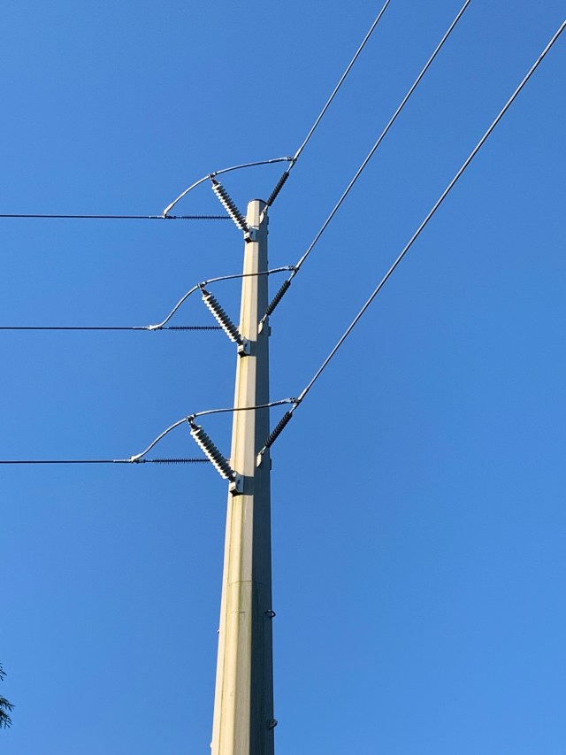 High-voltage power pole, Everett