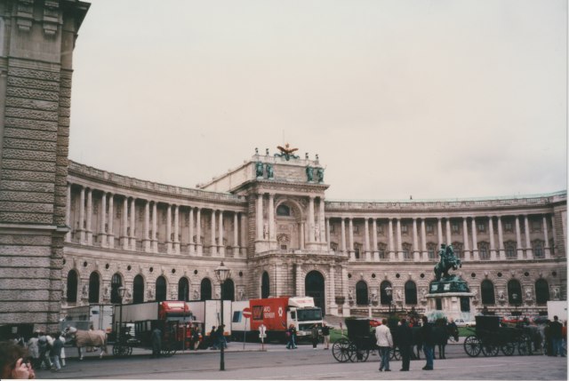 Hofburg, seat of Vienna city government