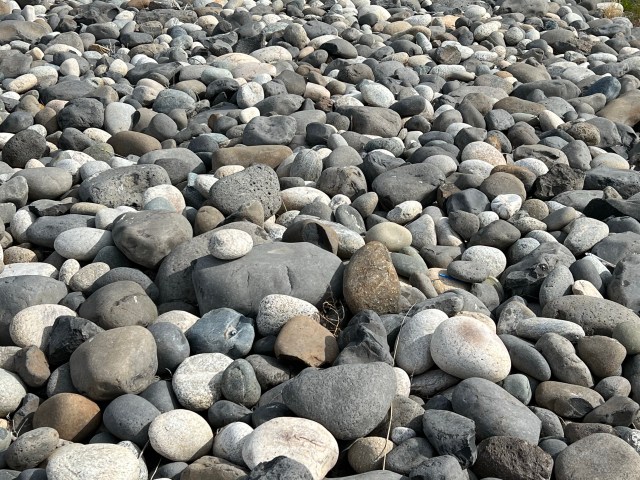 Rocks along the Columbia River