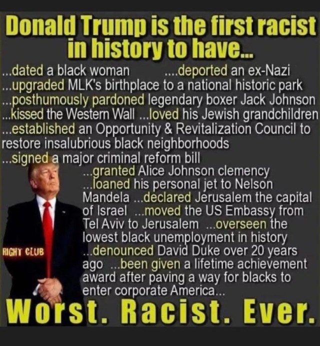 TrumpWorstRacistTo...